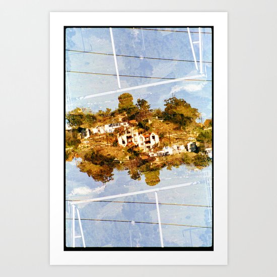 islands 2 (35mm multi exposure) Art Print