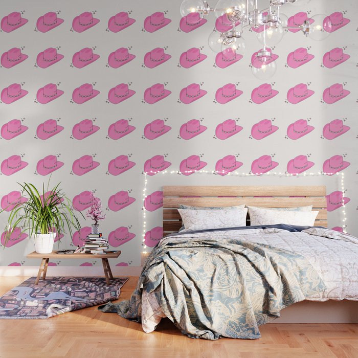 Pink Preppy Fabric, Wallpaper and Home Decor