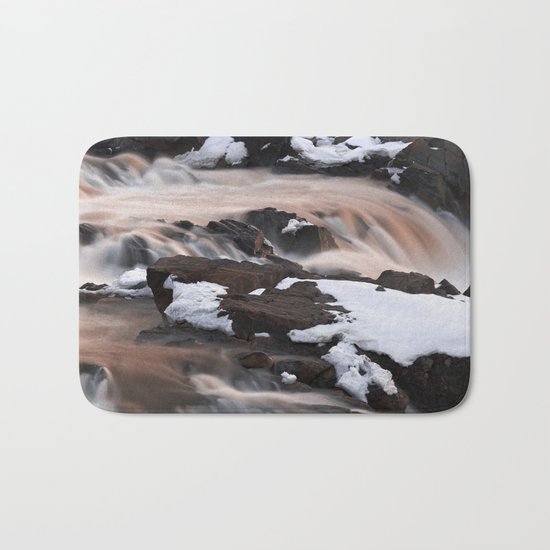 Ruby Winter Falls Bath Mat