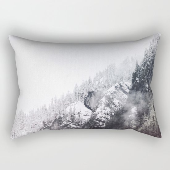 winter fog Rectangular Pillow