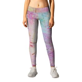 Colour mirage Leggings | Colour, Watercolour, Scratch, Glasseffect, Blur, Graphicdesign, Drafting, Experimenting, Rainbow, Background 