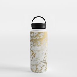 Gold marble Water Bottle