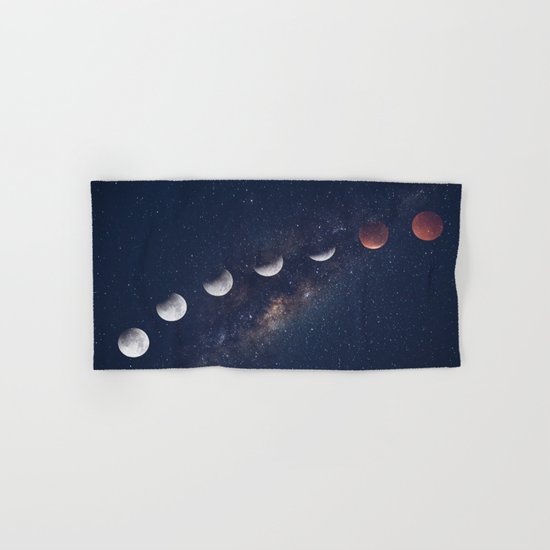 phases of the moon Hand & Bath Towel