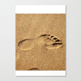Footprints  Canvas Print
