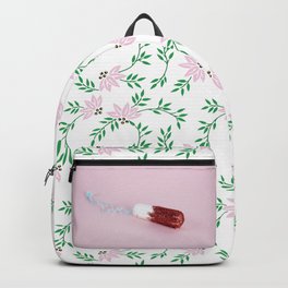 Unicorn Menstruation Backpack | Tampon, Pop, Paillettes, Glitter, Sequins, Conceptual, Popart, Menstruation, Minimal, Photo 