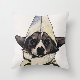 Banana Dog Throw Pillow