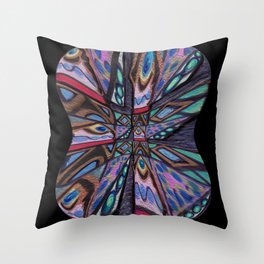 Pinched Patterns Throw Pillow