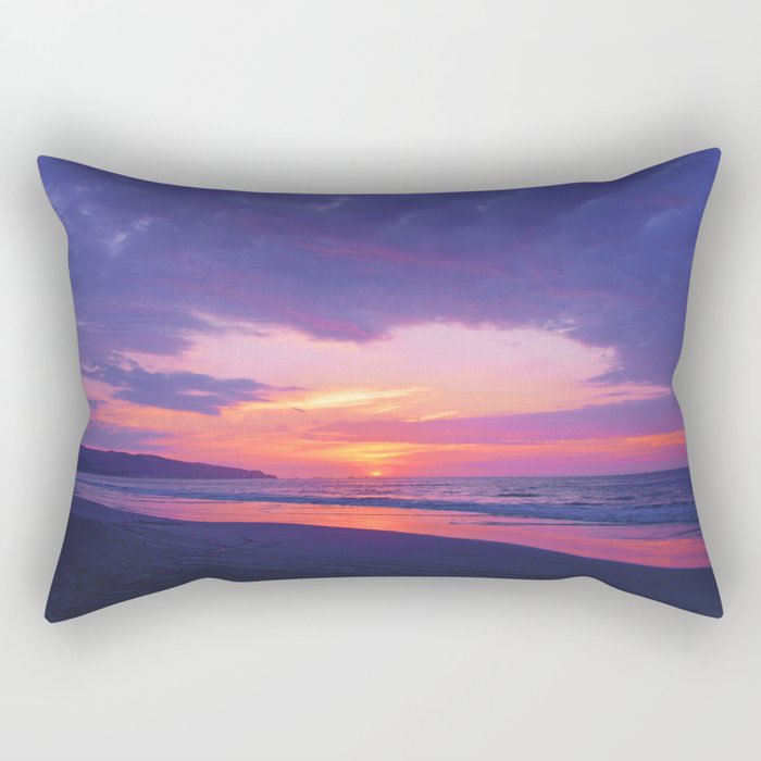Broken sunset by #Bizzartino Rectangular Pillow