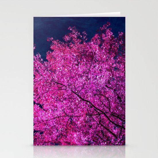 violet tree IV Stationery Cards