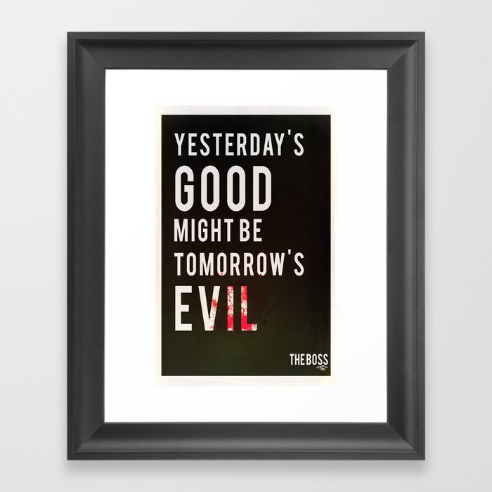 Metal Gear Solid Quote Framed Art Print By Alaska Society6