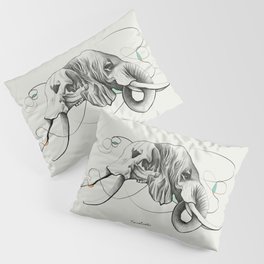 Elephant Design Pillow Sham