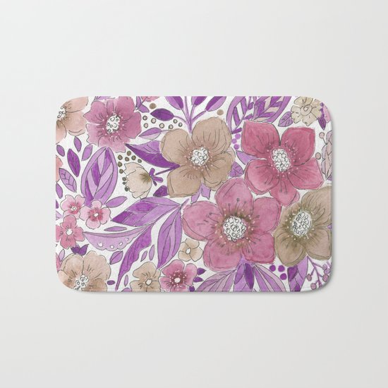 Autumn bouquet . 1 Bath Mat
