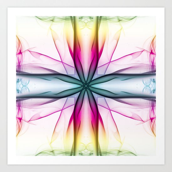 Tumbling Hourglass Art Print