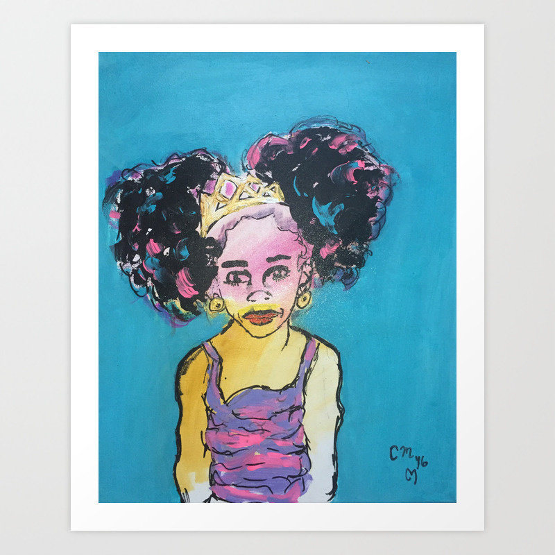 Black Queen In Training 2 Art Print By Caritamarrow Society6