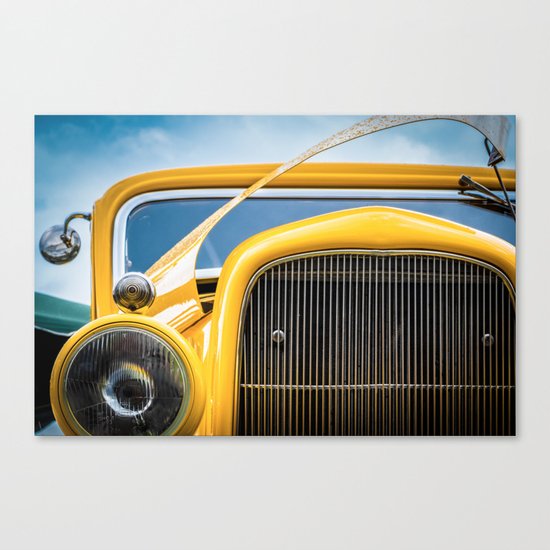 Yellow Truck Canvas Print