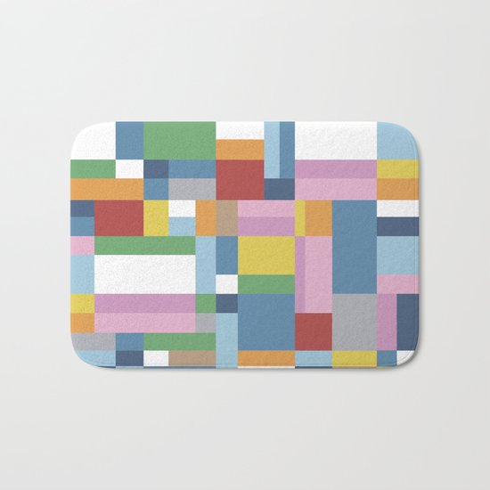 Map Close Bath Mat