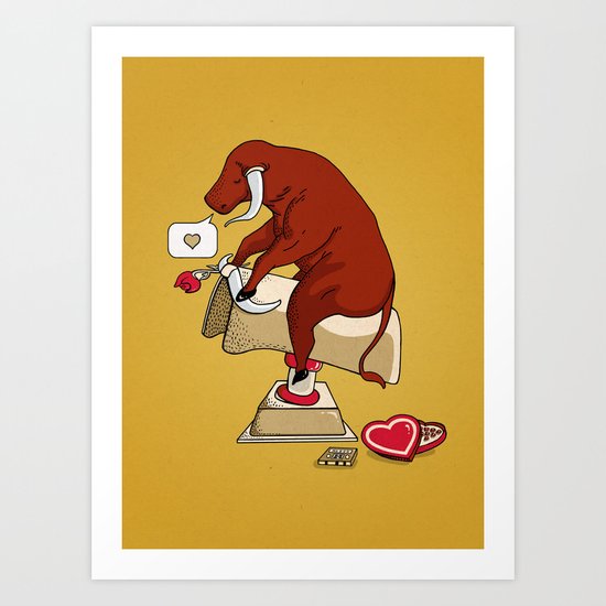 I Made You a Mix Tape Art Print