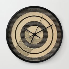 Vintage Saturn From Above Wall Clock