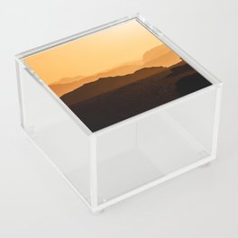 Wadi Rum Sunset, Jordan, Landscape, Travel Photography Acrylic Box