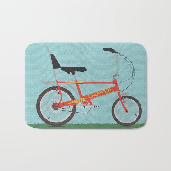 Chopper Bike Bath Mat
