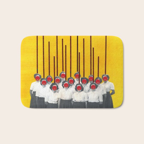 White shoes Bath Mat