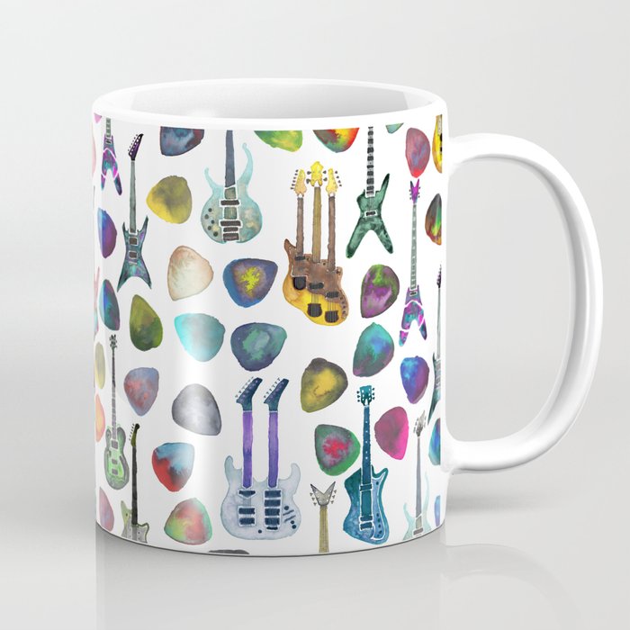Guitars and Picks Coffee Mug