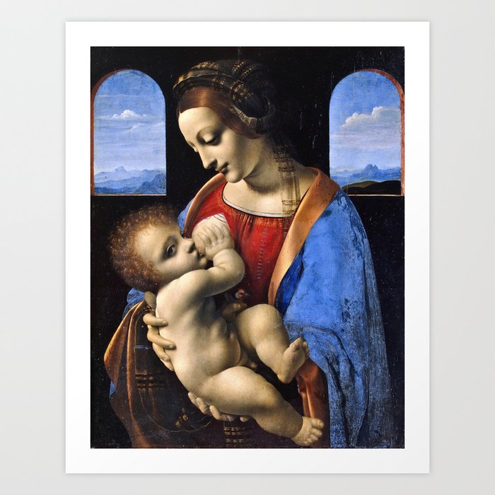 Leonardo Da Vinci Madonna Litta Madonna And The Child Art