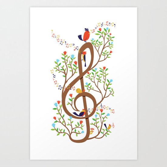 Song birds Art Print