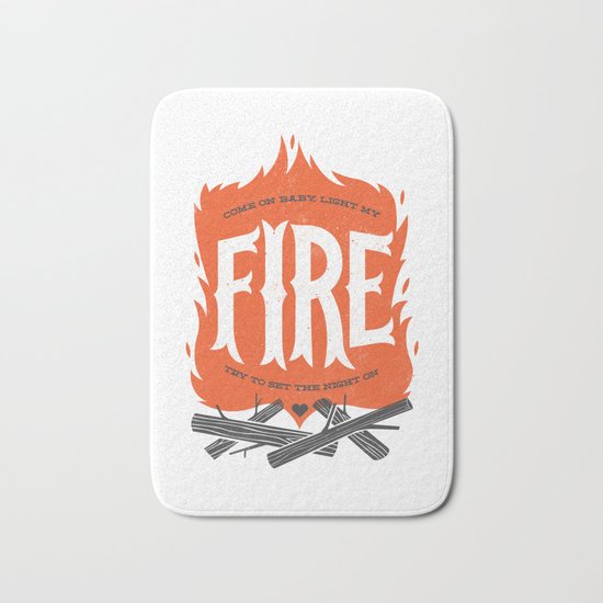 Fire Bath Mat