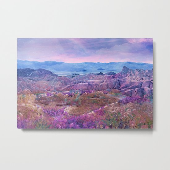 Life Valley California Desert Blooming Fantasy Metal Print