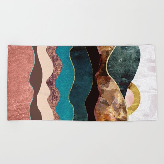Blush Moon Beach Towel