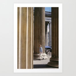 Columns Greek, Museum British Art Print