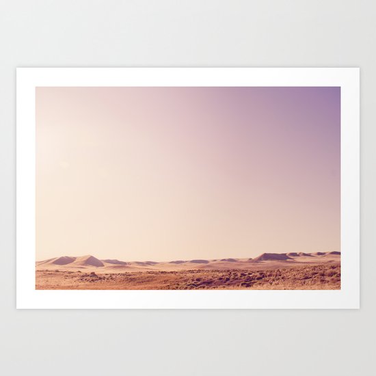 Desert Sand Dune Landscape Art Print