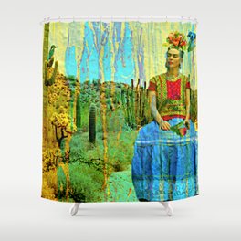 Frida Kahlo Love of Mexico Shower Curtain
