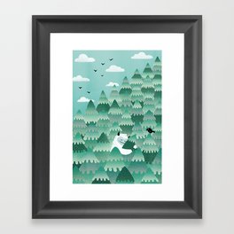 Tree Hugger (Spring & Summer version) Framed Art Print