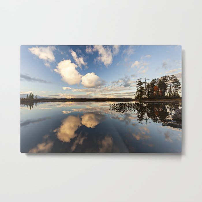 reflections on South Bay Metal Print