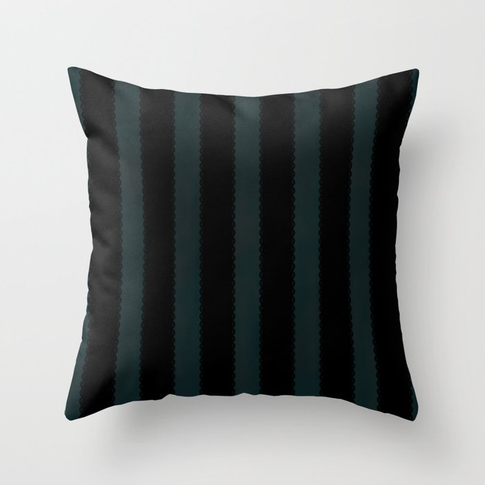 Gothic Stripes IV Throw Pillow