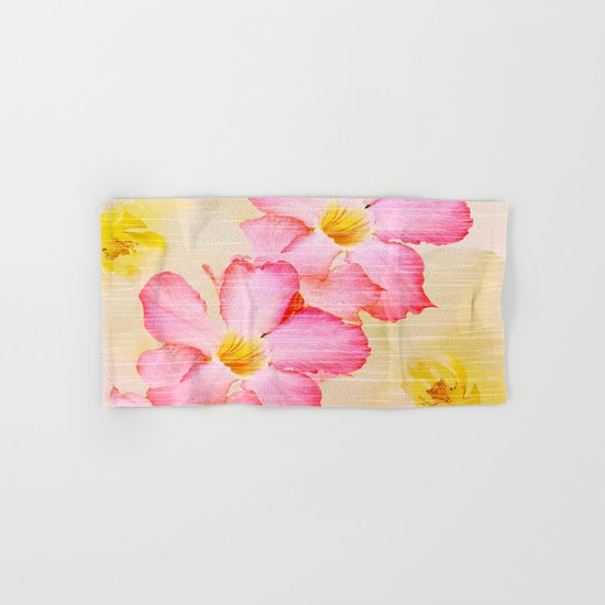 Desert Rose and Orchids Hand & Bath Towel