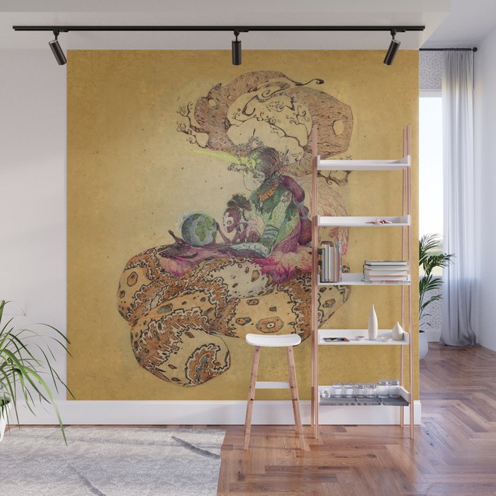 Mother And Child Wall Mural By Cayford Society6