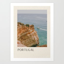summer coast xliv (3) / portugal Art Print