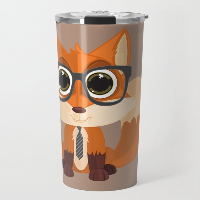 Fox Nerd Travel Mug