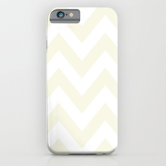CREAM CHEVRON iPhone & iPod Case