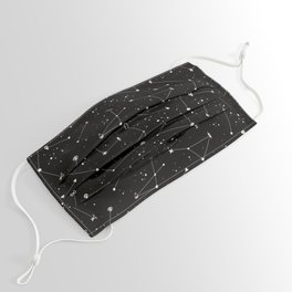 Constellations (Black) Face Mask