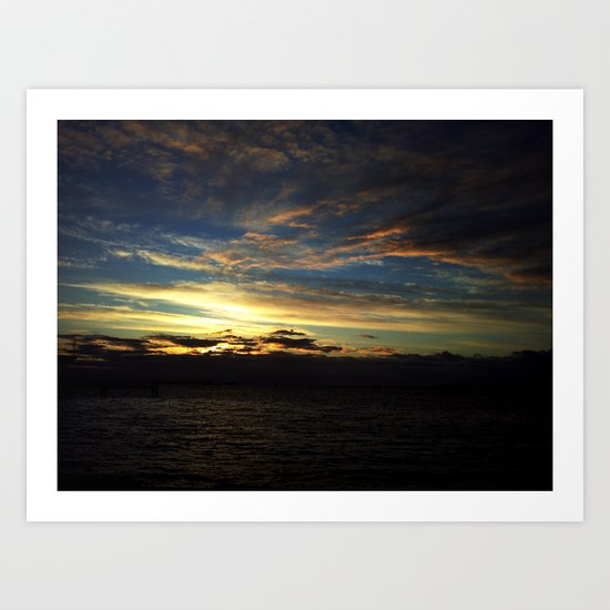 Morning Clouds Art Print