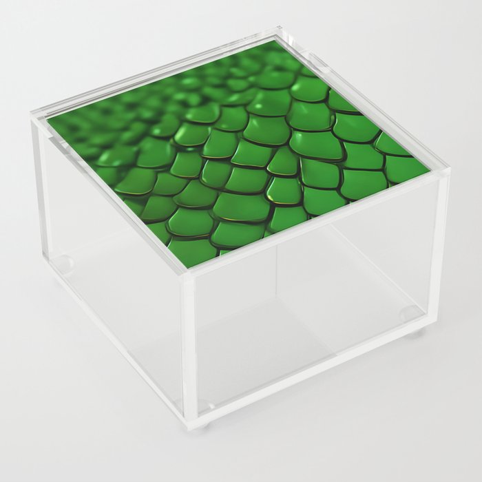 Dragon Skin (Green) Acrylic Box