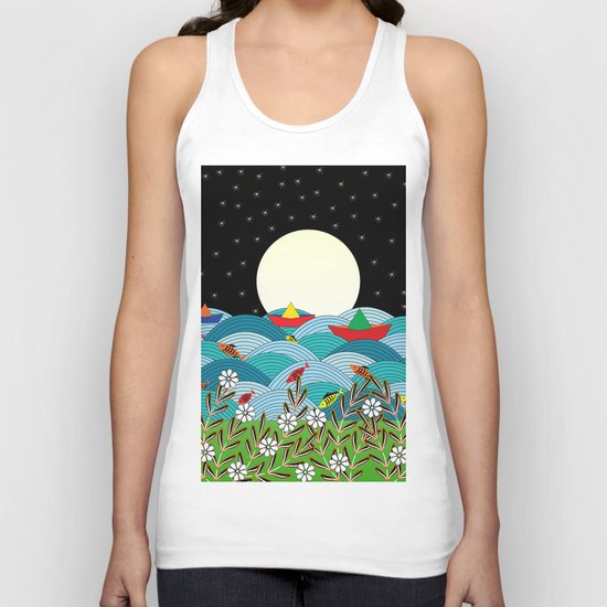 beautiful night Unisex Tank Top