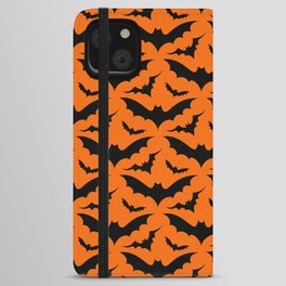 Orange Bats iPhone Wallet Case
