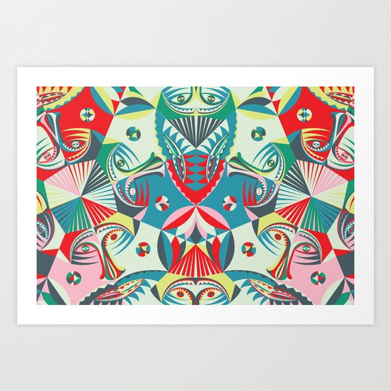 visitor Art Print