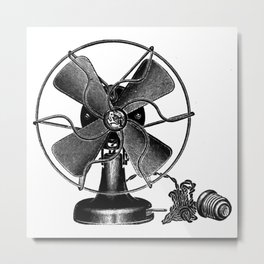Fan 2 Metal Print | Fan, Summer, Ventilador, Aire, Calor, Hot, Verano, Summerhot, Aa, Drawing 