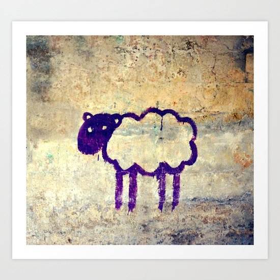 Just a Sheep Art Print